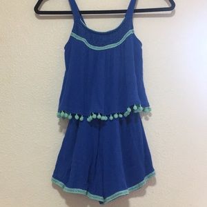 Blue romper